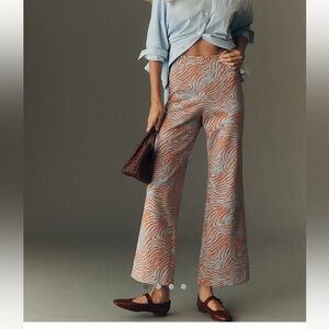 Maeve Patterned Knit Cuffed Kick-Flare Pants (Tall)